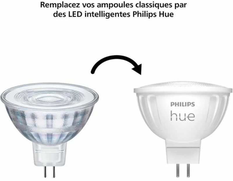 Λάμπα LED Philips Λευκό G 400 lm x2 (6500 K)