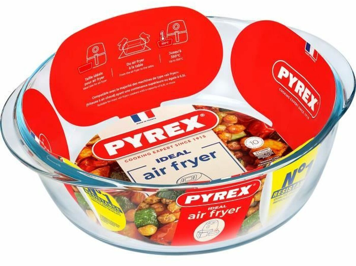 Πιάτο ψησίματος Pyrex Διαφανές Βοροπυριτικό γυαλί Στρόγγυλο Ø 26 cm