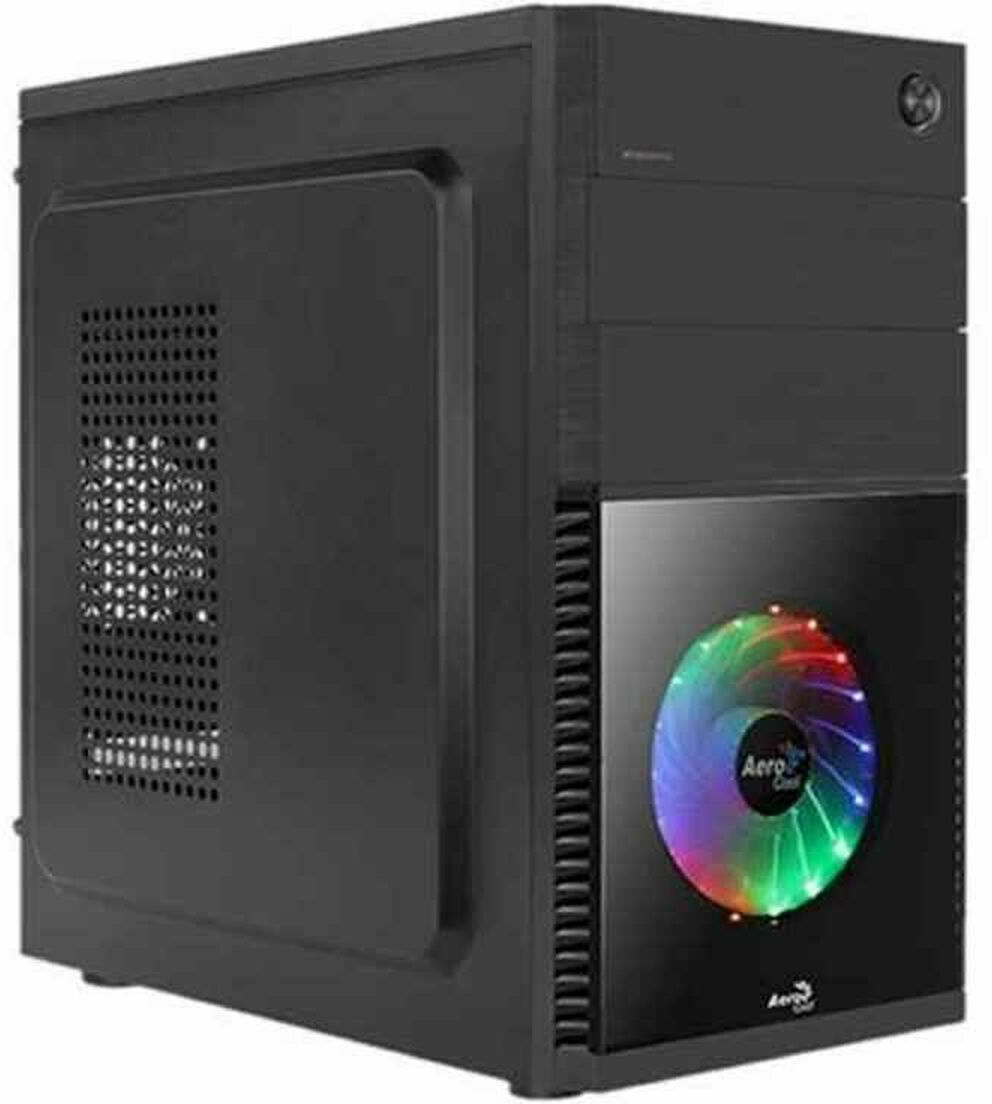 Κουτί Μέσος Πύργος ATX Aerocool CS105BK Μαύρο LED RGB mATX