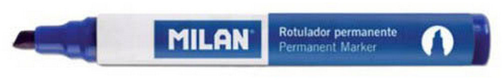 Μόνιμος δείκτης Milan Μπλε PVC 12 Μονάδες (Ø 4 mm)