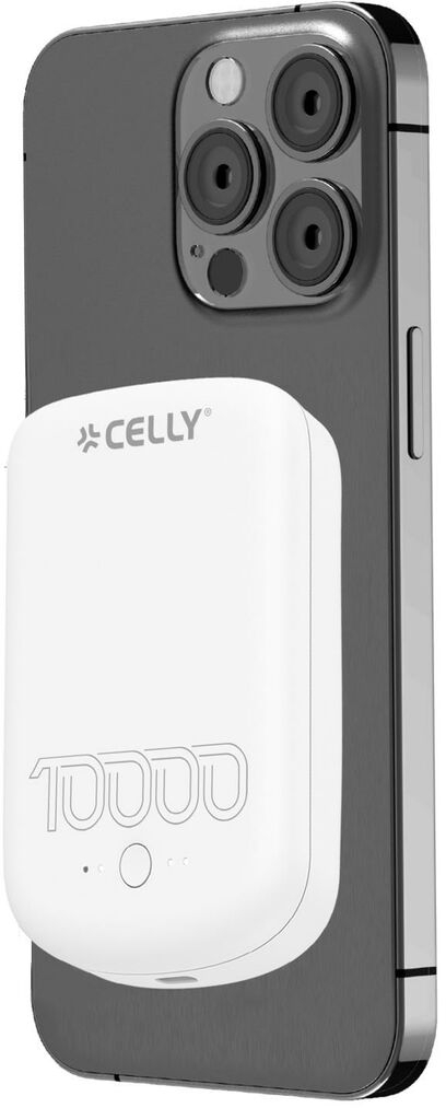 Powerbank Celly MAGPB10000PROWH Λευκό 10000 mAh