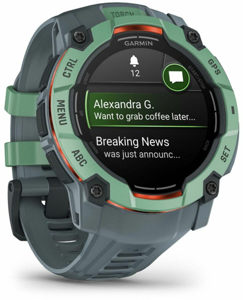Ανδρικά Ρολόγια GARMIN 010-03020-01 Μαύρο Πράσινο
