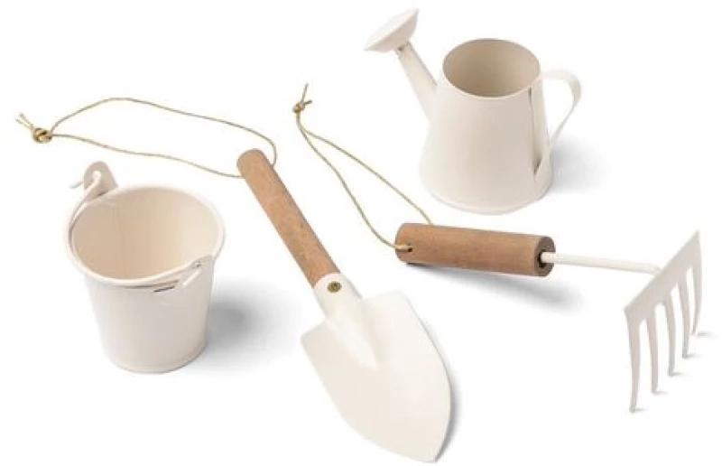 507233 BEAUTY HOME ΣΕΤ 4 ΜΕΤΑΛΛΙΚΑ ΕΡΓΑΛΙΑ ΚΗΠΟΥ 4 ΜΕ 13,5 CM