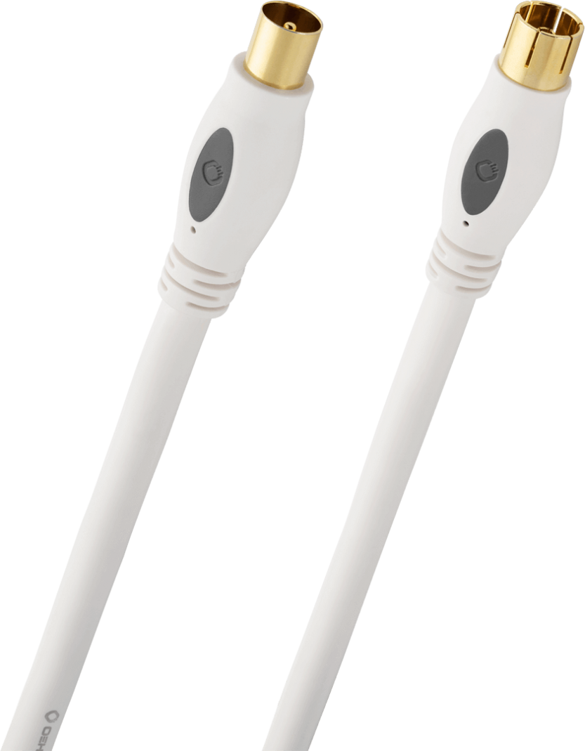 Oehlbach transmission plus Καλώδιο Κεραίας Coax male - Coax female Λευκό 3.2m (D1C2812)
