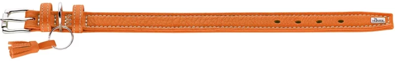 Περιλαίμιο Δερμάτινο Σκύλου Hunter Collar Cannes 45 S (2,8 x 29 - 37 cm) Πορτοκαλί