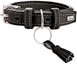 Περιλαίμιο Δερμάτινο Σκύλου Hunter Collar Cannes 65 L (3,5 x 49 - 57 cm) Μαύρο