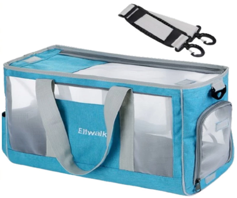 Τσάντα Μεταφοράς Σκύλου και Γάτας Denik Elfwalk 45x30x19cm Μπλε