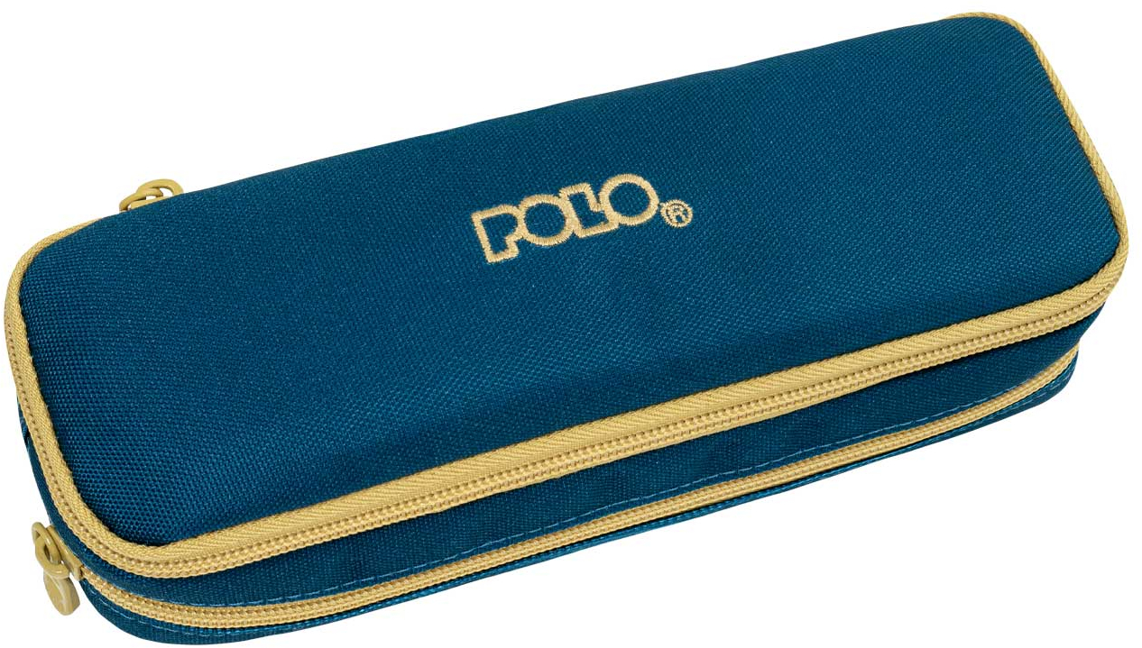 Κασετίνα με 2 Θήκες Polo Duo BoxIII Πετρόλ 937004-5876