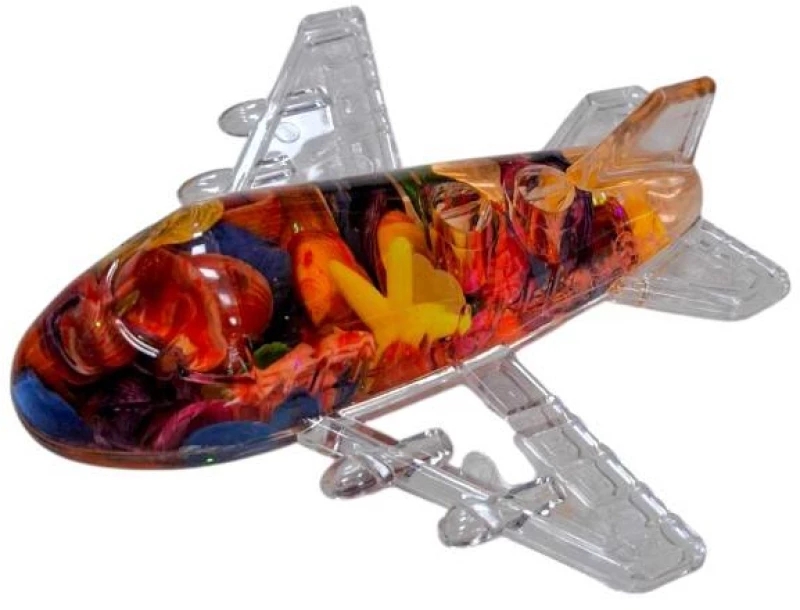 Διακοσμητικό Souvenir Αεροπλάνο με νερό - SY31B - 507459