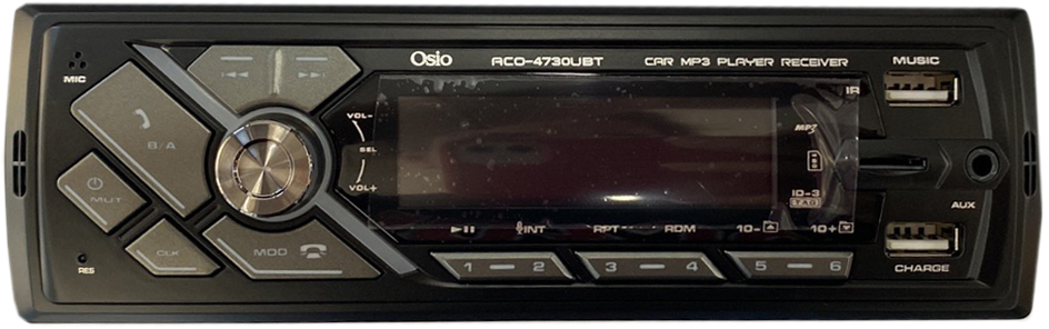 RADIO 1 DIN DUAL USB/FM/MSD/MP3/WMA/BLUETOOTH 200W ΜΕ ΕΠΙΛΟΓΗ ΦΩΤΙΣΜΟΥ 7 ΧΡΩΜΑΤΩΝ & ΧΕΙΡΙΣΤΗΡΙΟ OSIO - 1 τεμ.