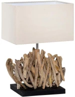Φωτιστικό Επιτραπέζιο Dante 958-125-002 35x14x54cm E27 60W Natural-Beige