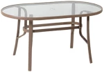 Τραπέζι Οβάλ 154561 Brown 90X160X75cm