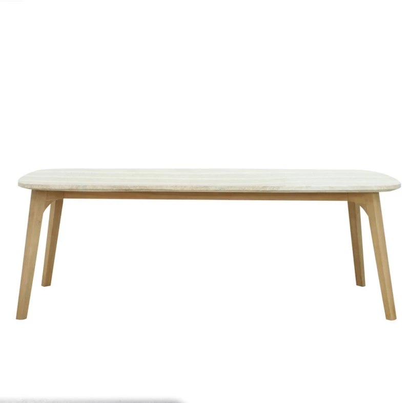 Τραπέζι Κήπου Mali/T 01-00-2846 225x100x79cm Beige-Natural