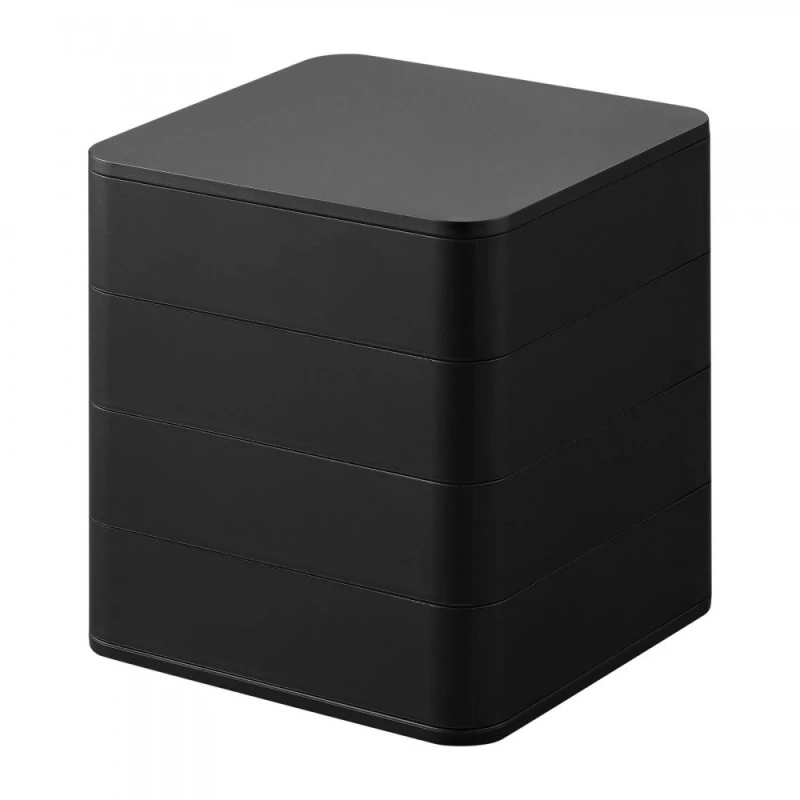 Κουτί Αποθήκευσης Κοσμημάτων YMZK1754 9x9x10cm Black Yamazaki ABS