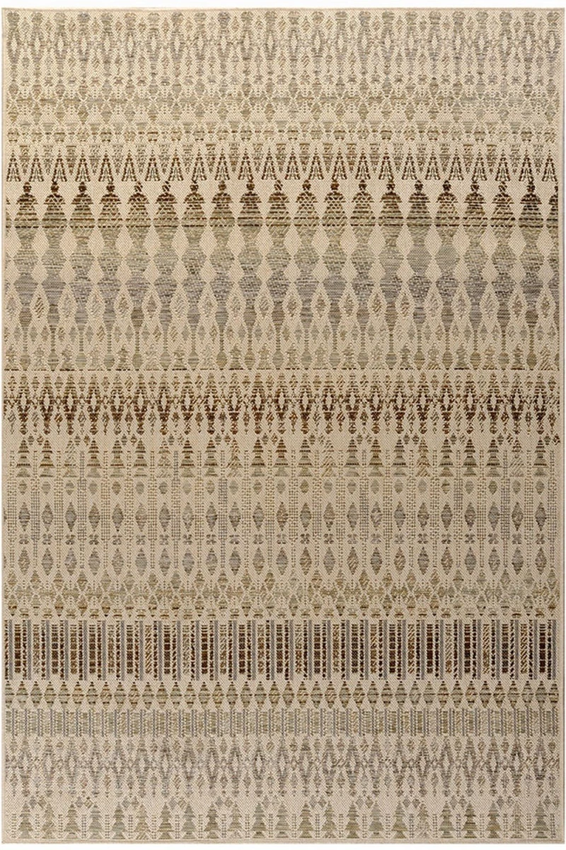 Χαλί Kemet 45001-119 Beige-Grey Merinos 133X190cm