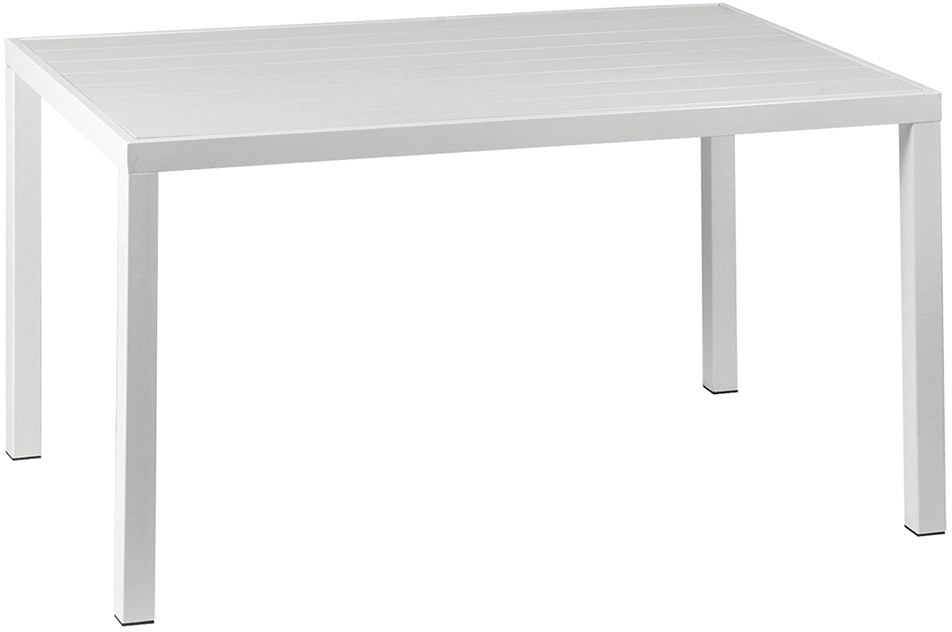 Τραπέζι Παραλ/μο Mε Polywood 223925 134x84x72cm White
