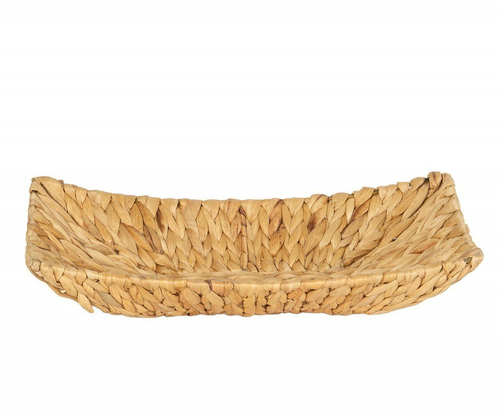 Διακοσμητικός Δίσκος AH-AX23115 42x22x8cm Natural Andrea House Υδροϋάκινθος