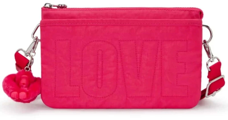 Τσαντάκι Ώμου Riri Valentine Love I3242-3QV 16x24x6,5cm Red Kipling