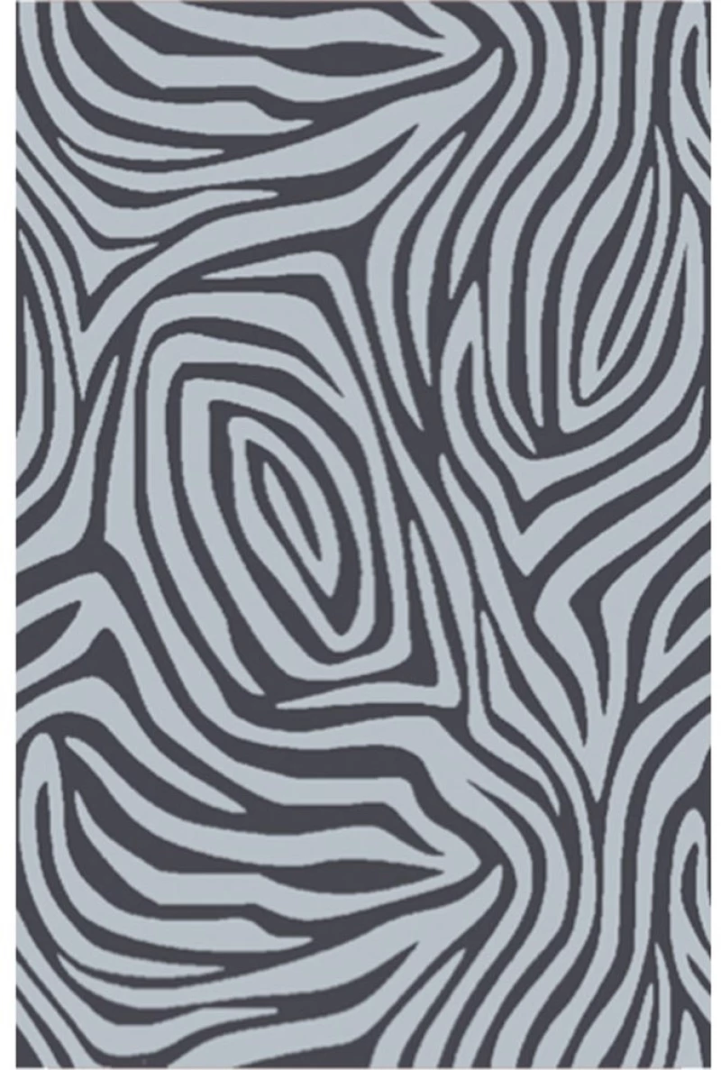 Πετσέτα Θαλάσσης Zebra Dark Grey Melinen Beach 86x160cm 100% Βαμβάκι