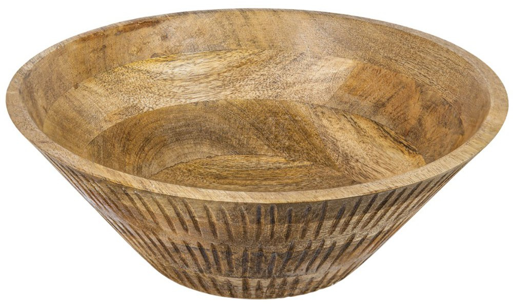 Μπωλ Διακοσμητικό Mango 83742 30,5x30,5x10,2cm Natural Artekko Ξύλο