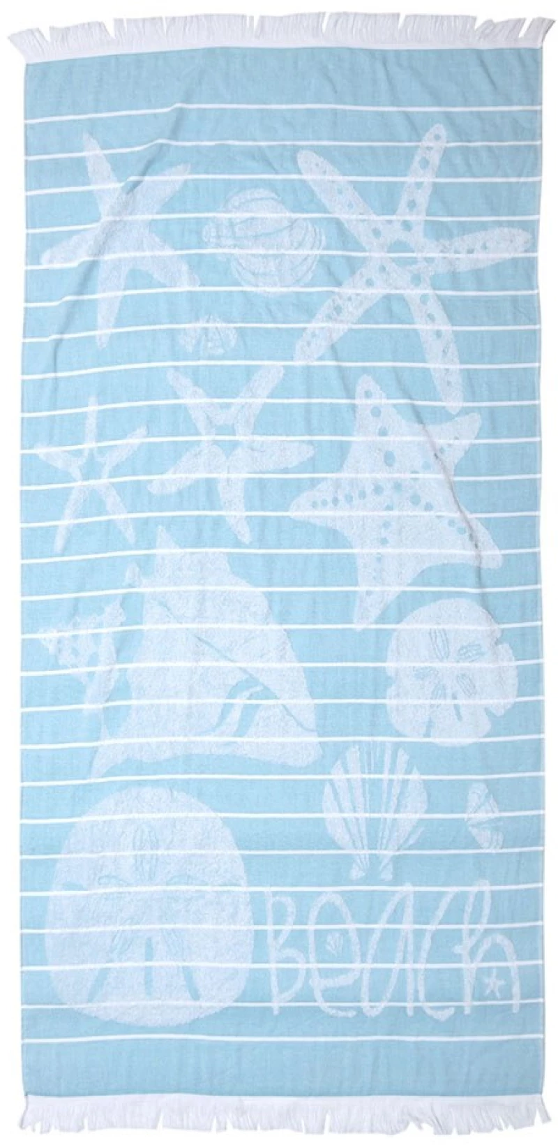 Πετσέτα Θαλάσσης Sifnos 2 Blue Anna Riska Beach 90x170cm 100% Βαμβάκι