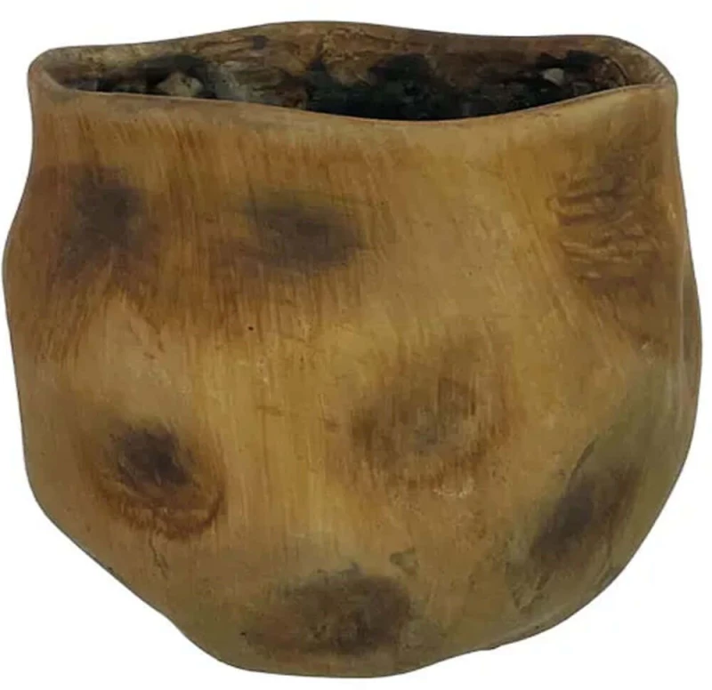 Κασπώ Πουγκί 06-20028 Φ14x12,5cm Brown Marhome Κεραμικό