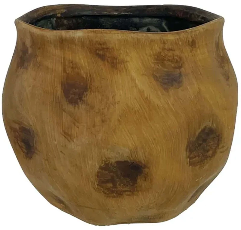 Κασπώ Πουγκί 06-20027 Φ16x14cm Brown Marhome Κεραμικό