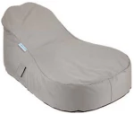 Πουφ Zambie 01-00-1053 Αδιάβροχο 132x96x80cm Grey