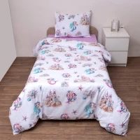 Σεντόνια Βρεφικά Ηρώ (Σετ 2τμχ) White-Pink Viopros Crib 80x100cm 100% Βαμβάκι