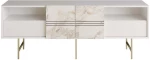 Έπιπλο Τηλεόρασης Derin 788DEC4011 180x37,1x64,7cm Marble Effect White
