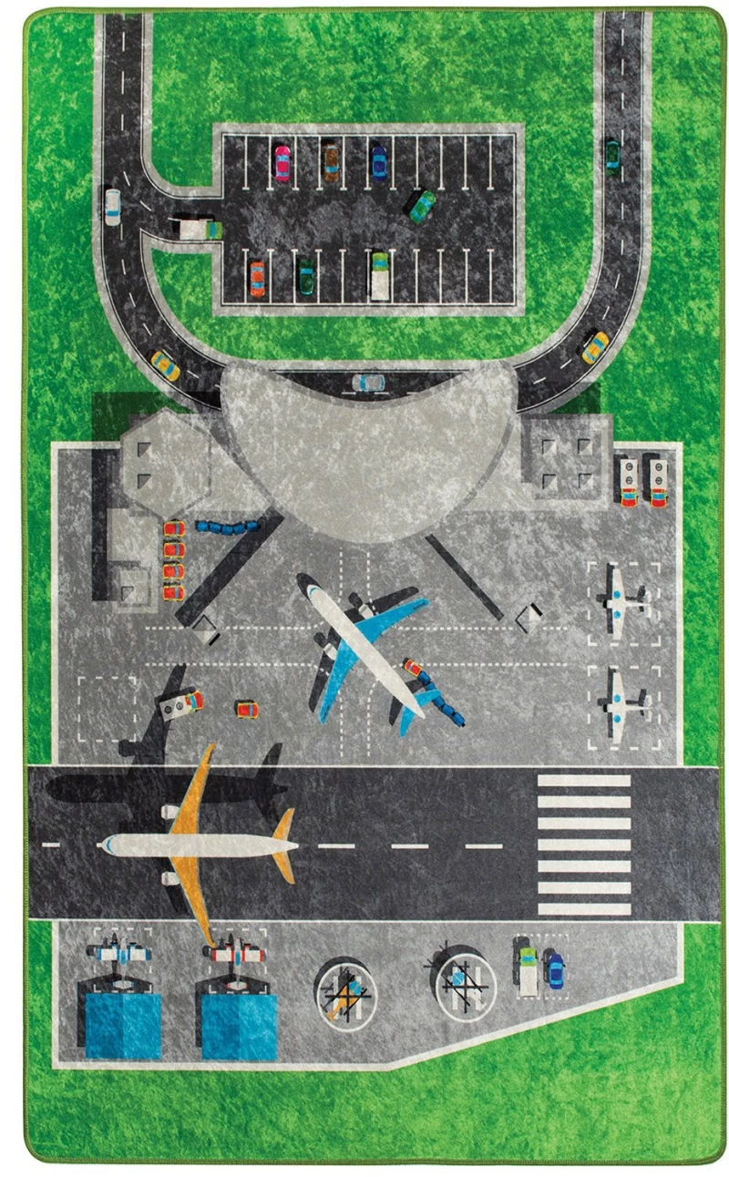Χαλί Airport 876CHL1097 Green-Multi Conceptum Hypnose 100X160cm
