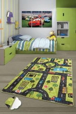 Χαλί Green City 876CHL1158 Green-Multi Conceptum Hypnose 140X190cm