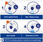 KIT Καθαρισμού μηχανής Nespresso - Getcoffee (5caps, 1x αφαλατικό 500ml)