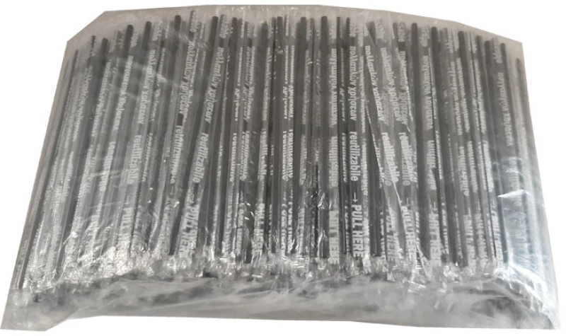 Καλαμάκια FREDDO ΠΟΛΛΑΠΛΩΝ ΧΡΗΣΕΩΝ ΙΣΙΑ ΜΑΥΡΑ 180mm - 1000 Τεμάχια