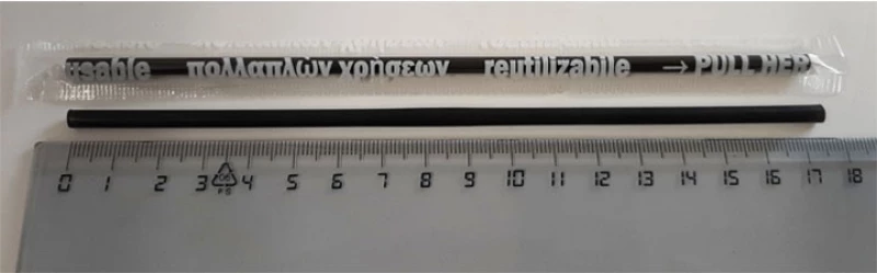 Καλαμάκια FREDDO ΠΟΛΛΑΠΛΩΝ ΧΡΗΣΕΩΝ ΙΣΙΑ ΜΑΥΡΑ 180mm - 1000 Τεμάχια