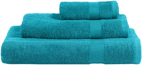 Πετσέτα FROVA CARIBBEAN BLUE Τυρκουάζ Πετσέτα προσώπου: 50 x 90 εκ. MADI