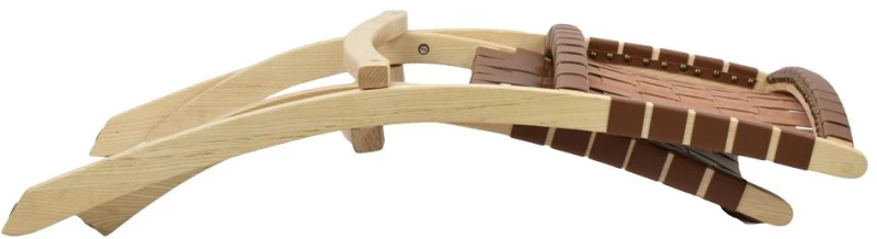 Πολυθρόνα Nextdeco Camel δέρμα και ξύλο Υ78x66x71εκ.