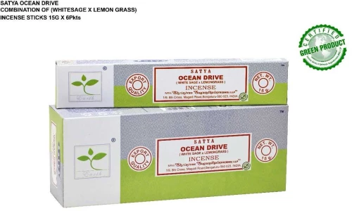 Earth Satya Incense Sticks Ocean Drive με Φασκόμηλο & Λεμονόχορτο