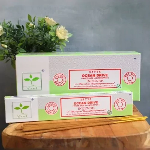 Earth Satya Incense Sticks Ocean Drive με Φασκόμηλο & Λεμονόχορτο