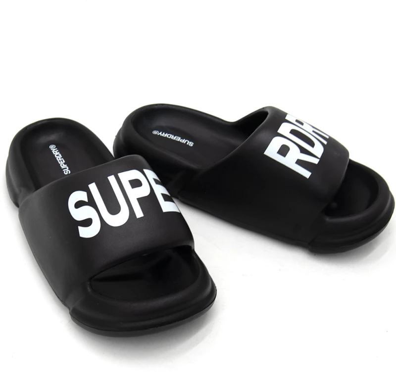 SUPERDRY AURORA POOL SLIDES WOMEN SUPERDRY ΛΕΥΚΟ- ΜΑΥΡΟ (TXS24108-BLACK)