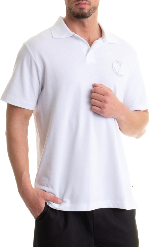 JUST CAVALLI POLO T-SHIRT MEN JUST CAVALLI ΛΕΥΚΟ (OAGT13-PM655-CJ506-003)