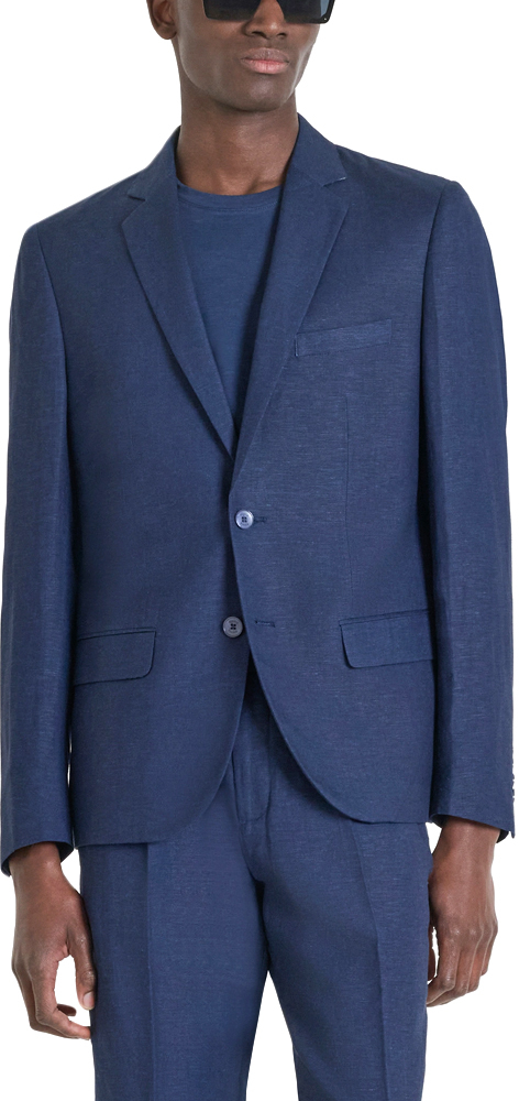 ANTONY MORATO LUIS SINGLE BREASTED REGULAR FIT BLAZER MEN ANTONY MORATO ΜΠΛΕ (MMJS00066-FA900135-7132)