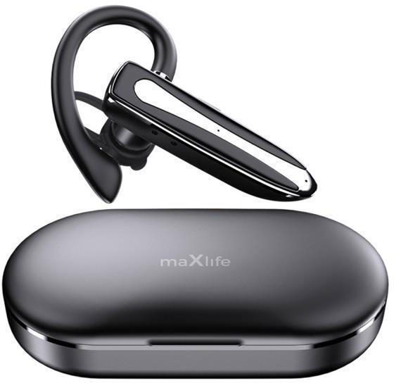 Maxlife MXBH-01 In-ear Bluetooth Handsfree Ακουστικό με Θήκη Φόρτισης Μαύρο