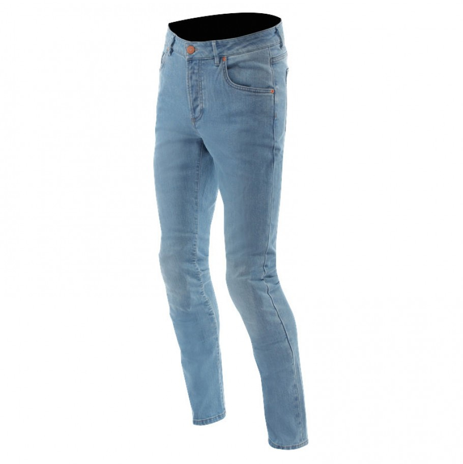 Dainese 5-Pocket Denim Slim Jeans Shorts Light Blue