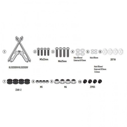 Givi Κιτ Ζελατίνα BMW CE 04 22-24 D5142KIT