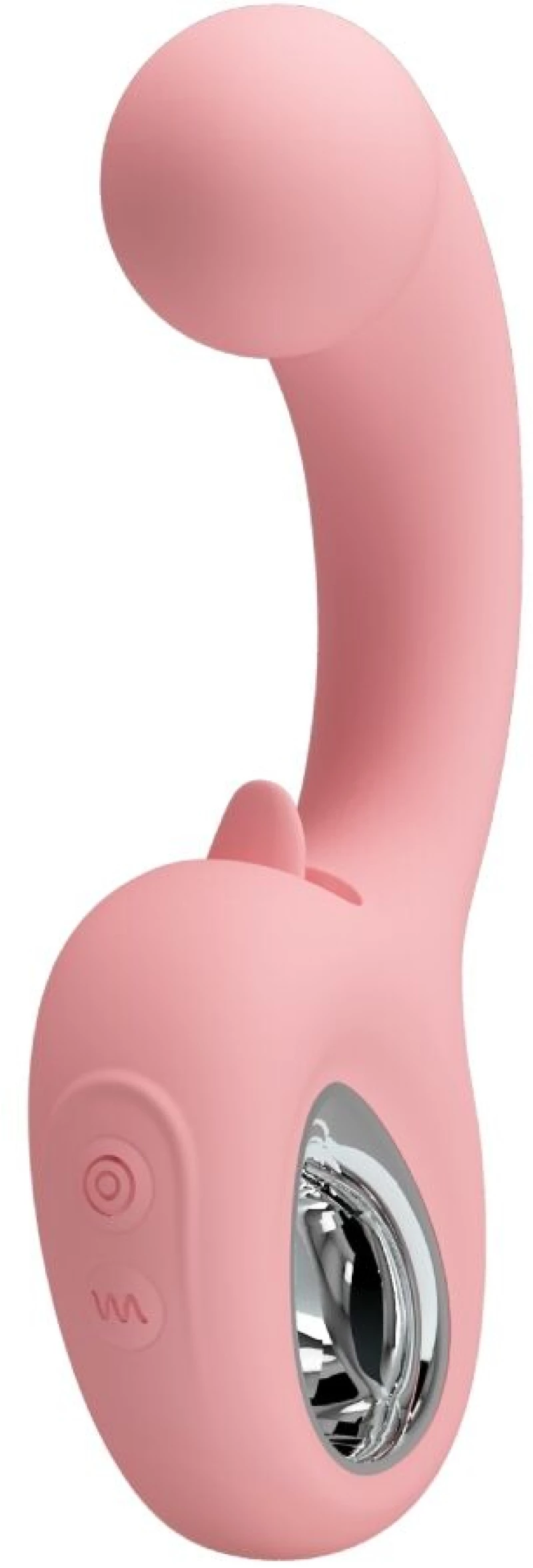 PRETTY LOVE - ERYNNYES G-SPOT VIBRATOR + CLITORIS STIMULATOR 10 VIBRATIONS PINK
