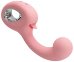 PRETTY LOVE - ERYNNYES G-SPOT VIBRATOR + CLITORIS STIMULATOR 10 VIBRATIONS PINK