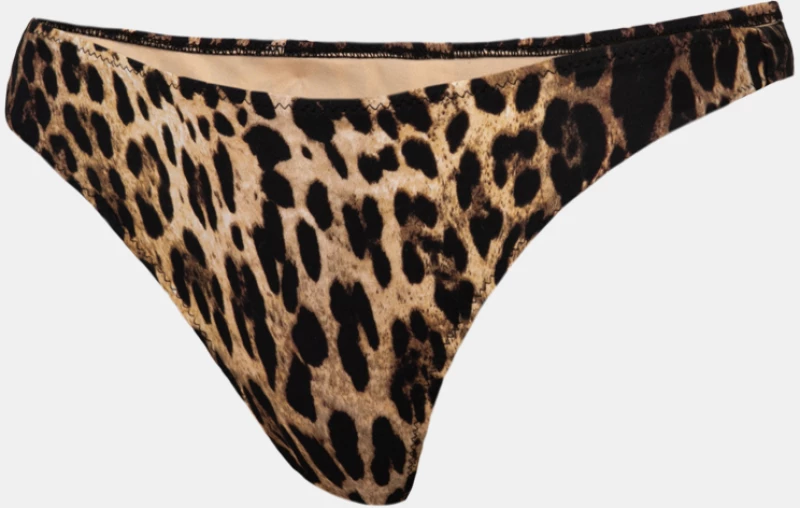 Μαγιό string slip Rock Club - Animal Print  - Mix and Match - Lycra