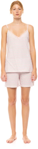 Γυναικεία Πυτζάμα Pink Label - BABYDOLL SUNSET GEO - Cotton