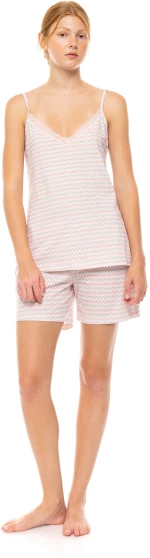 Γυναικεία Πυτζάμα Pink Label - BABYDOLL SUNSET GEO - Cotton